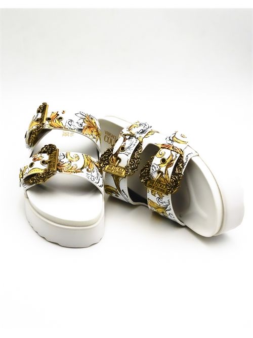Ciabatta, donna, logata. VERSACE COUTURE | 78VA3SM1 ZS366G03